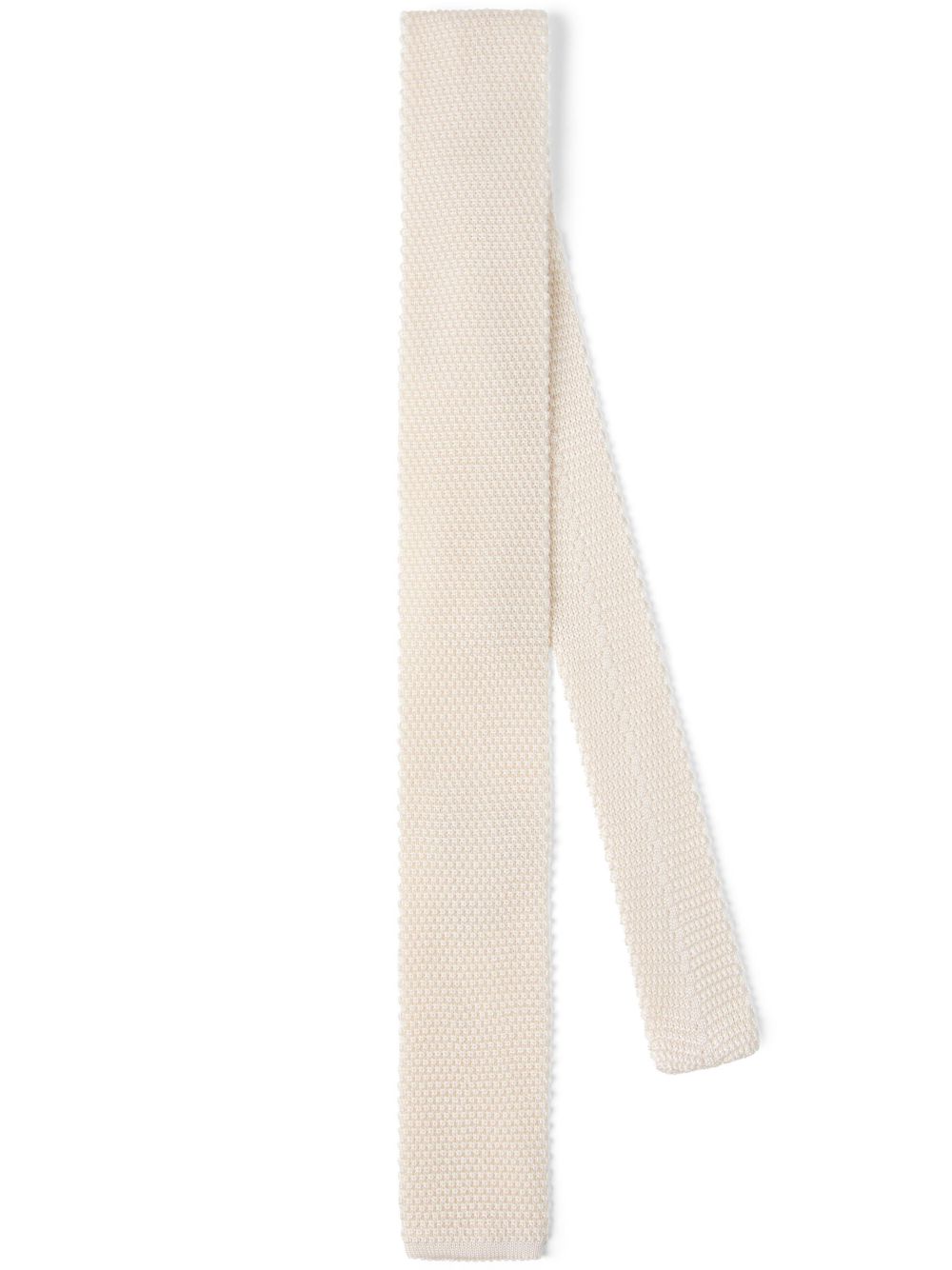 Brunello Cucinelli Ties Bianco Silk
