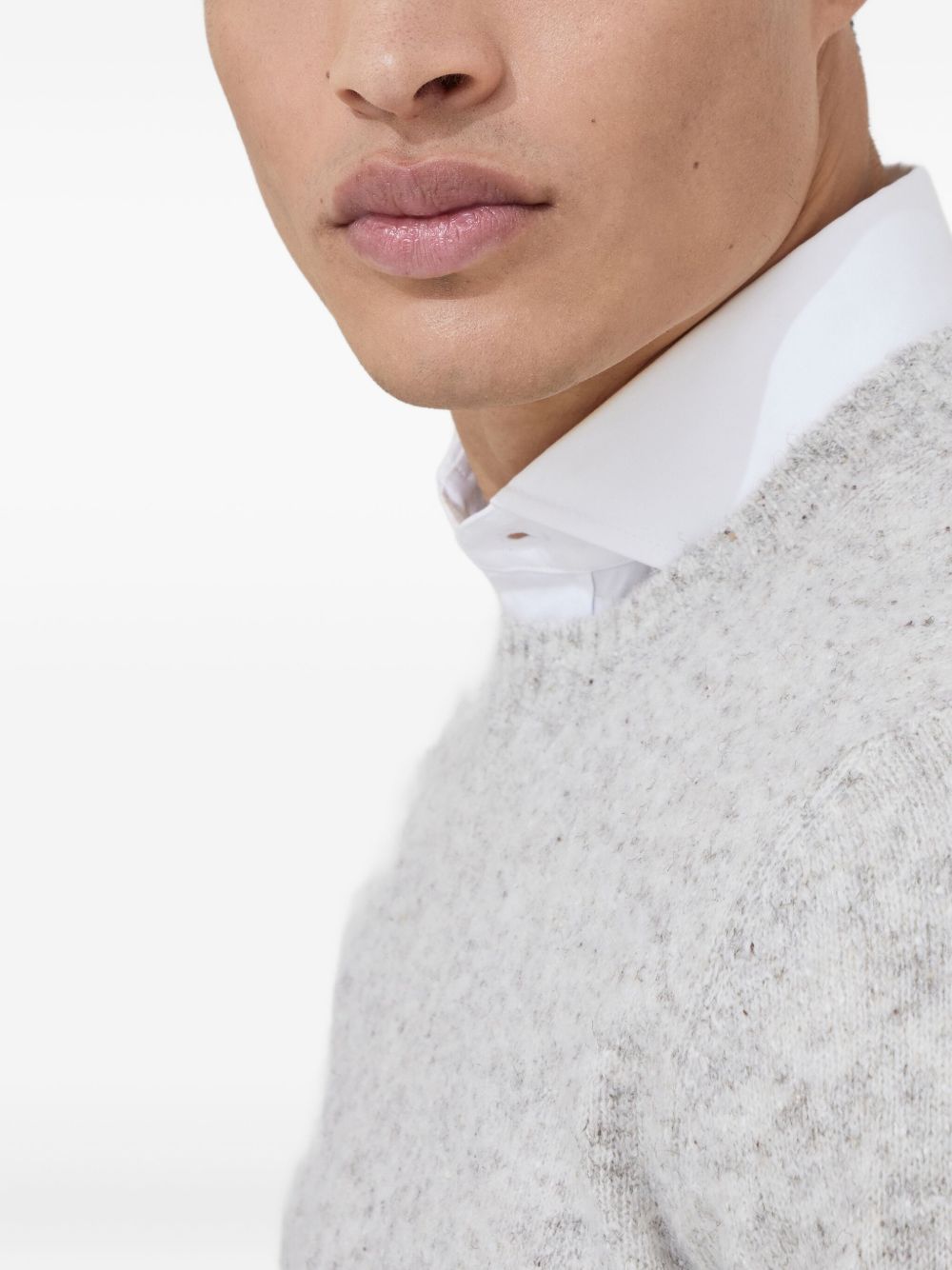 Brunello Cucinelli Sweaters Grigio Fabric
