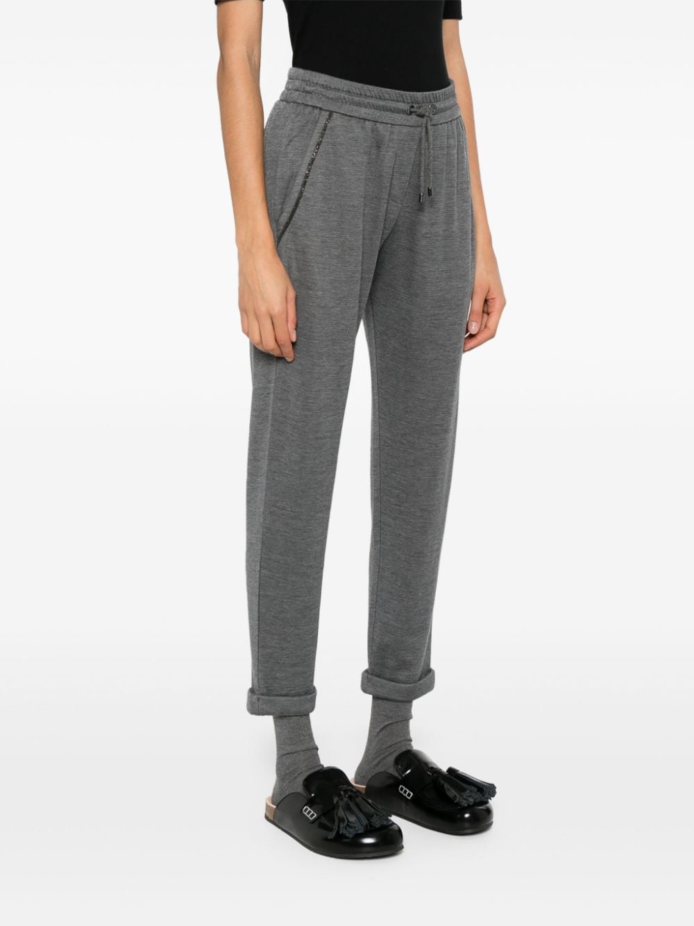 Brunello Cucinelli Trousers Grigio Scuro