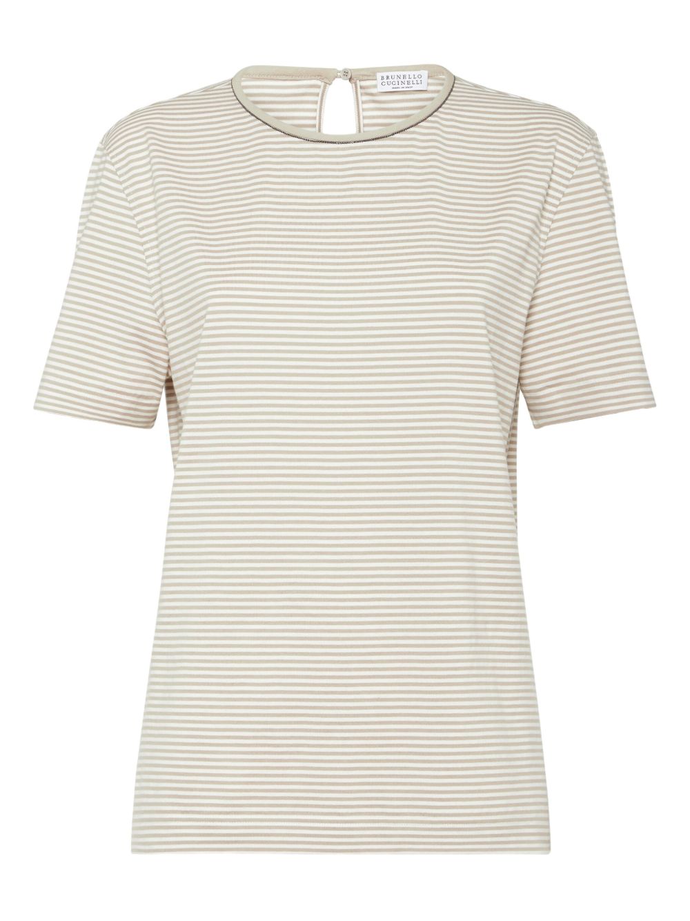 Brunello Cucinelli T-Shirts And Polos Beige Cotton
