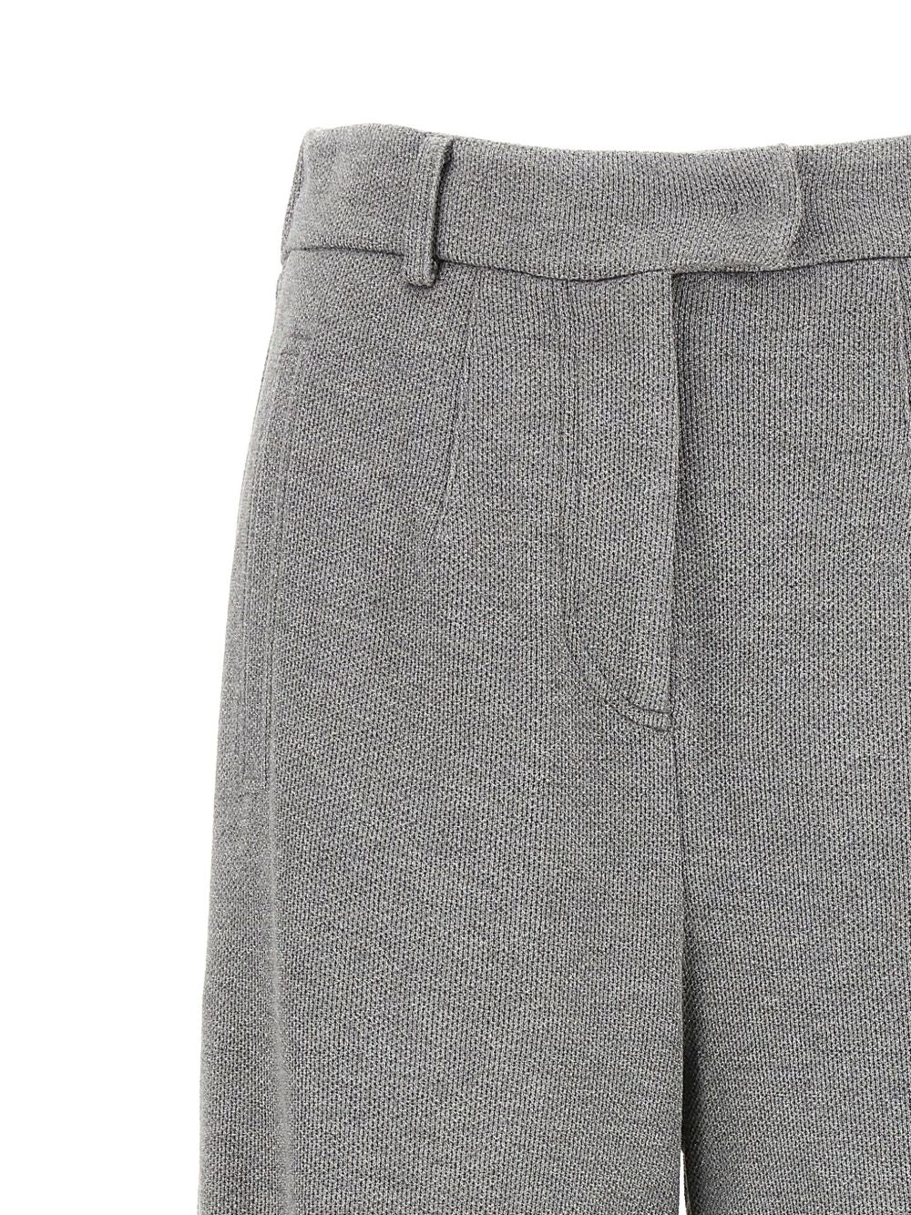 Brunello Cucinelli Trousers Grigio Cotton