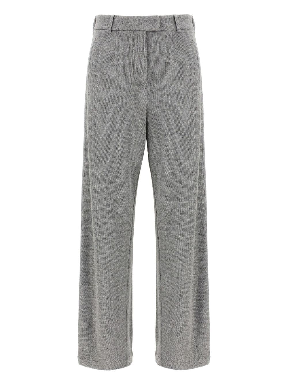 Brunello Cucinelli Trousers Grigio Cotton