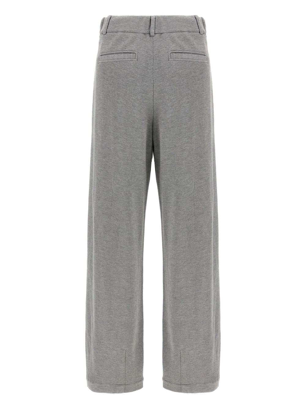 Brunello Cucinelli Trousers Grigio Cotton