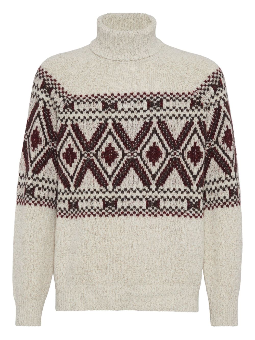 Brunello Cucinelli Sweaters Ecru Virgin Wool
