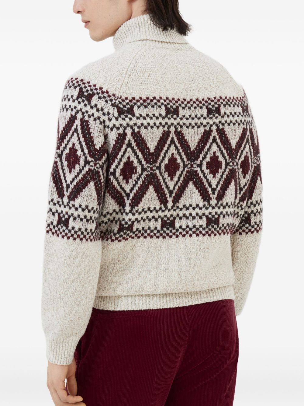 Brunello Cucinelli Sweaters Ecru Virgin Wool