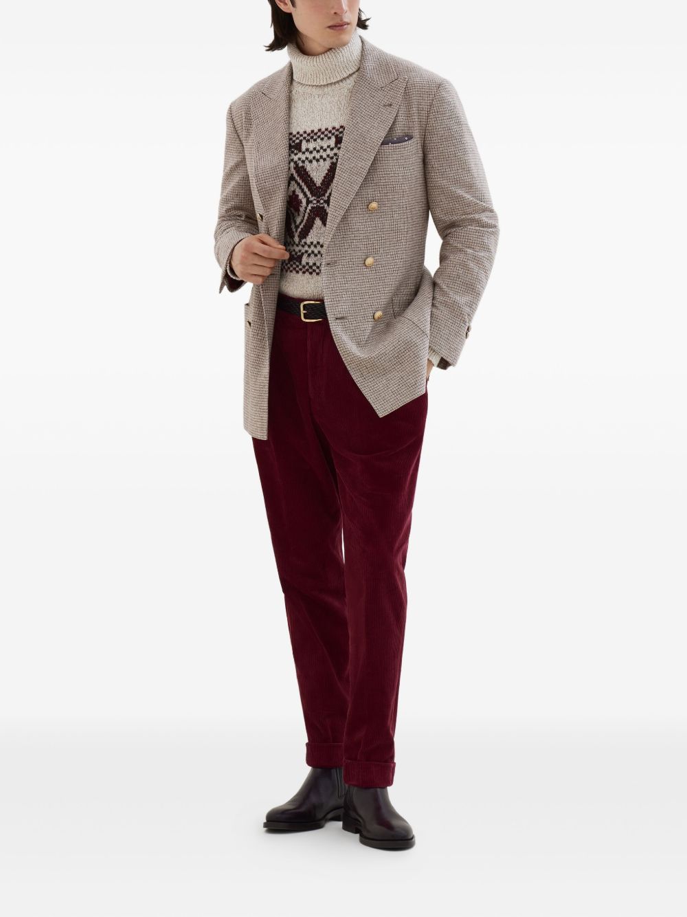 Brunello Cucinelli Sweaters Ecru Virgin Wool