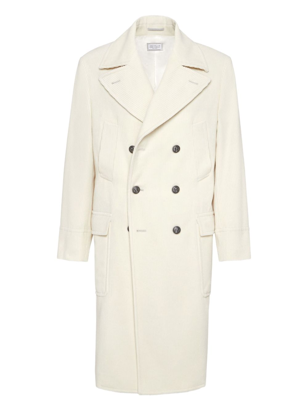 Brunello Cucinelli Coats White Cashmere