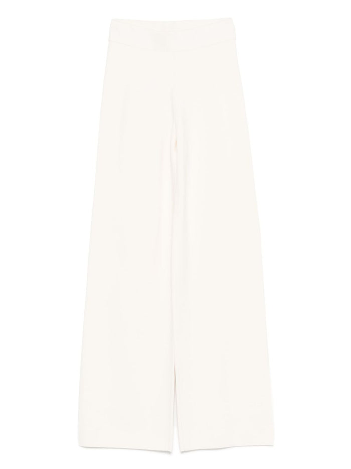 Max Mara Trousers White Viscosa
