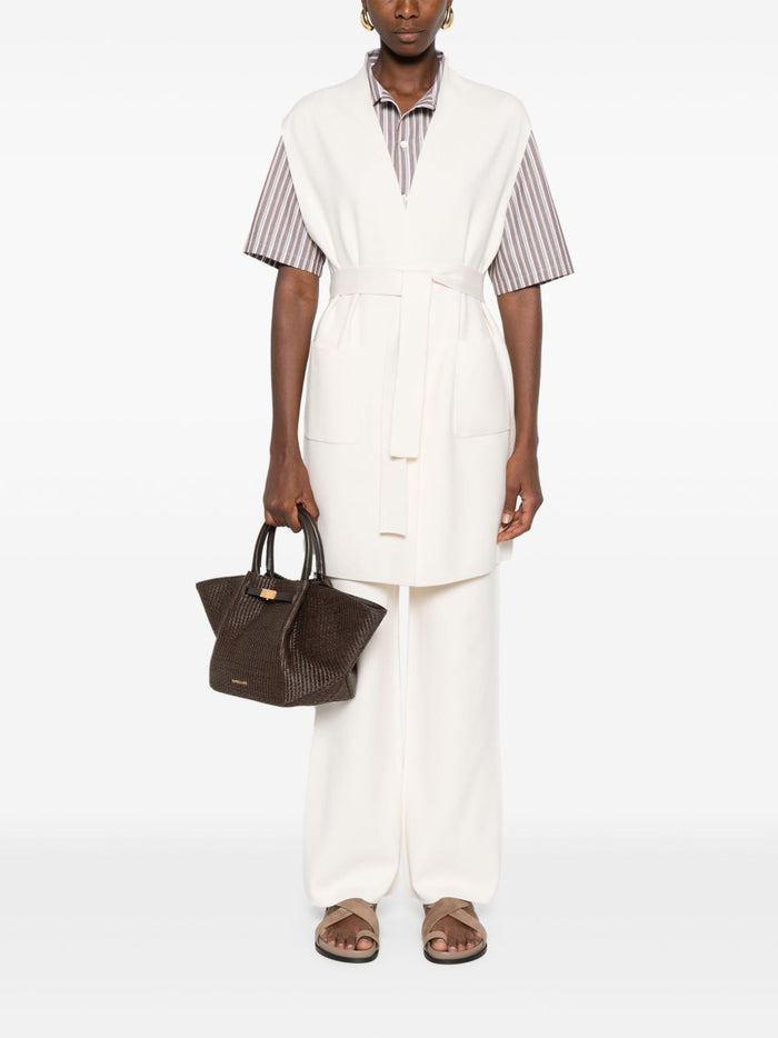 Max Mara Trousers White Viscosa