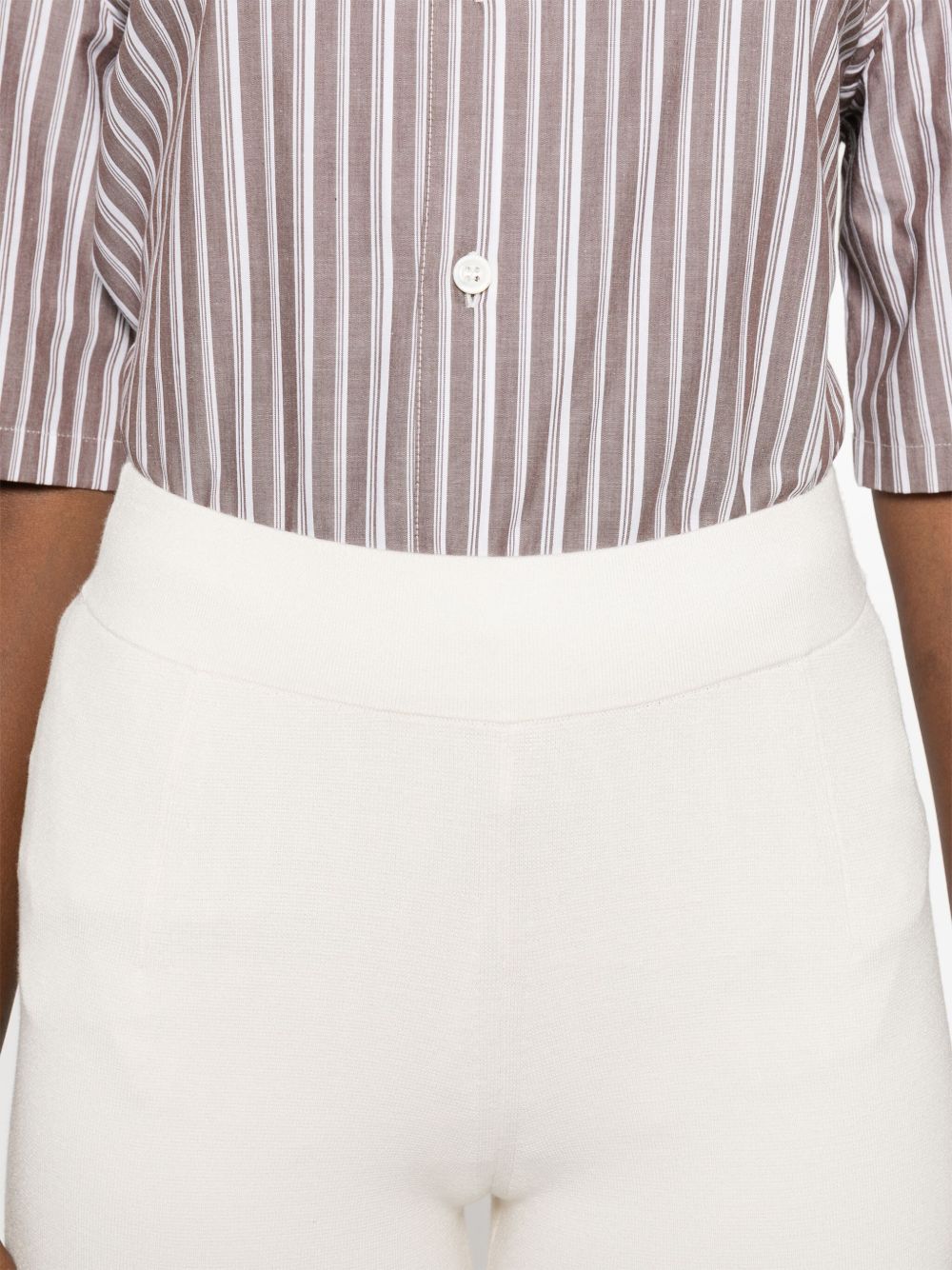 Max Mara Trousers White Viscosa