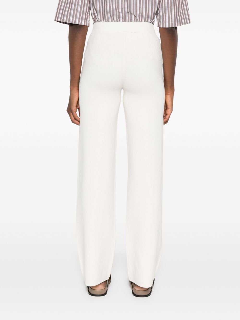 Max Mara Trousers White Viscosa