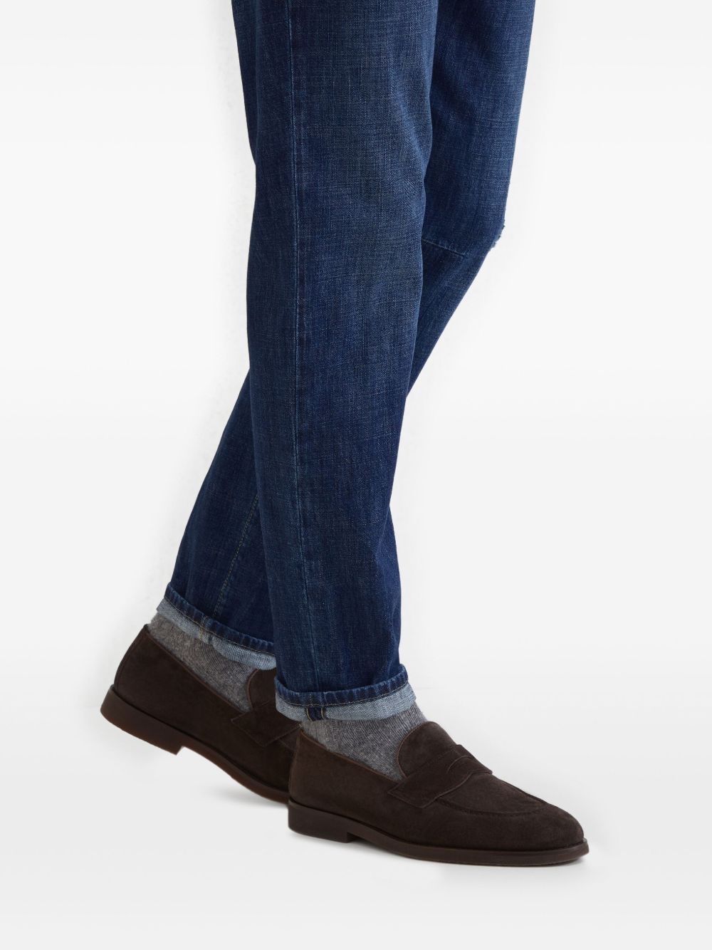 Brunello Cucinelli Flat Shoes Nero Outer: Leather