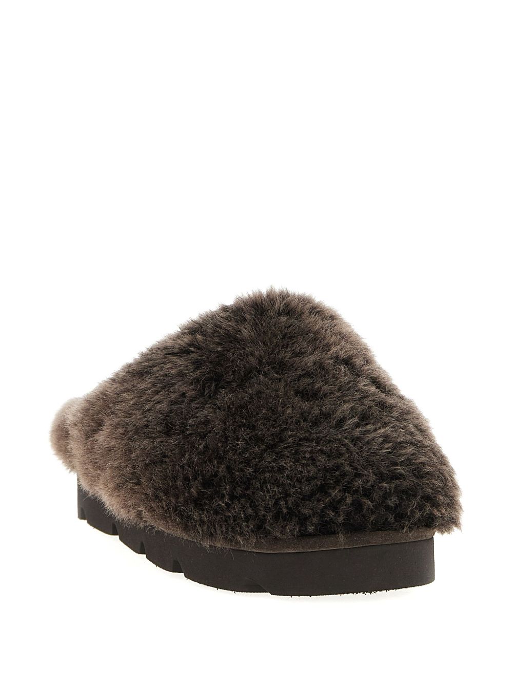 Brunello Cucinelli Sandals Marrone Outer: Sheep Skin/shearling
