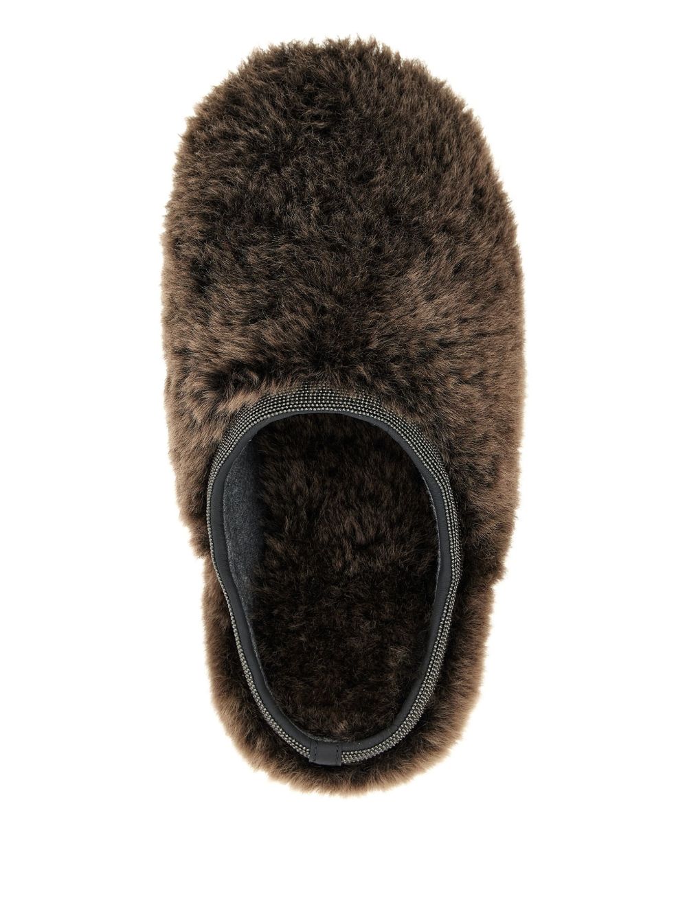 Brunello Cucinelli Sandals Marrone Outer: Sheep Skin/shearling