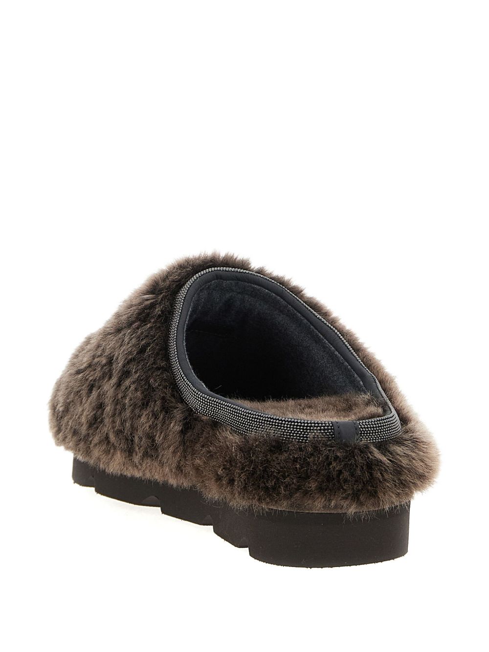 Brunello Cucinelli Sandals Marrone Outer: Sheep Skin/shearling
