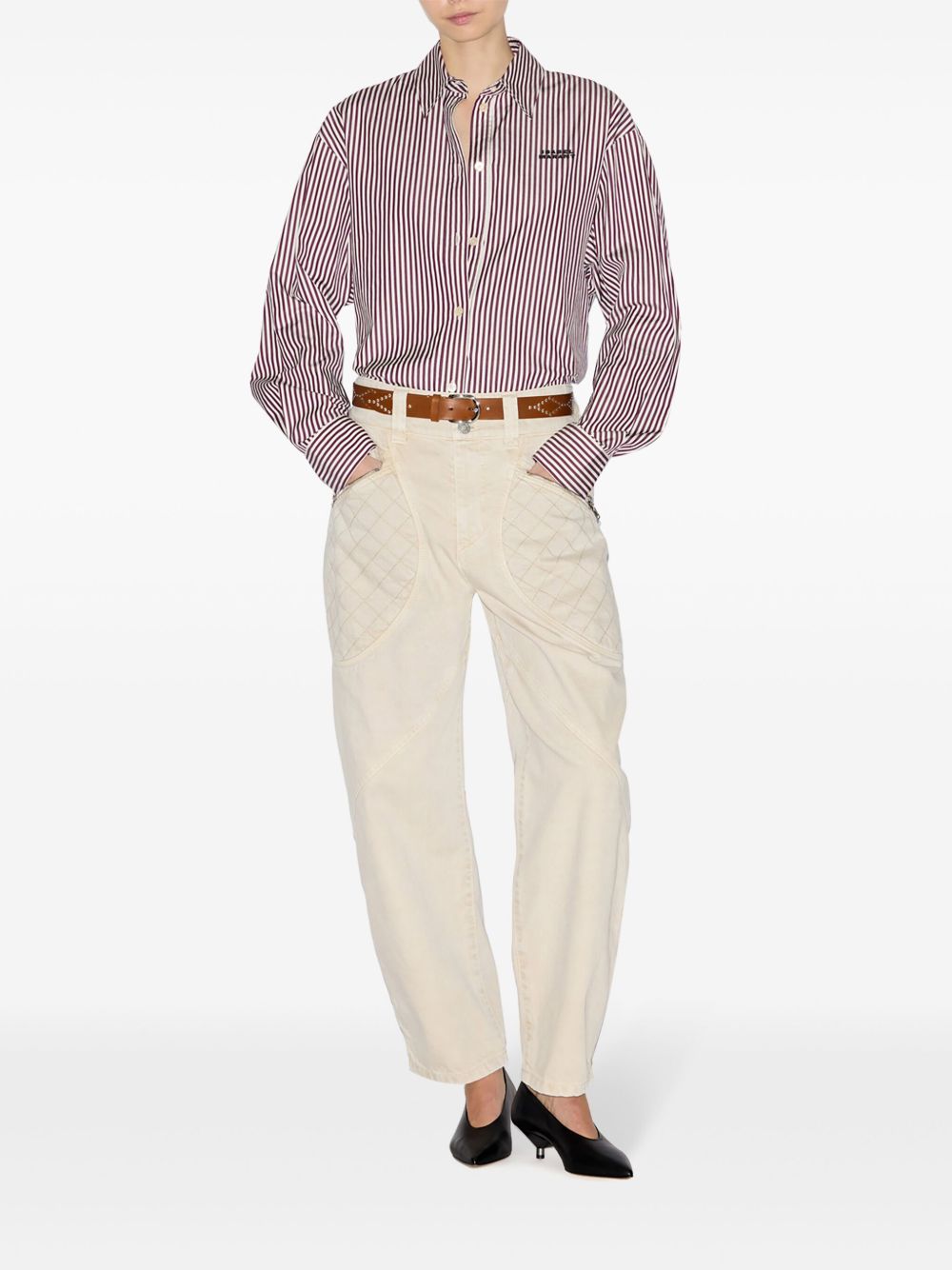 Isabel Marant Shirts Beige Cotton