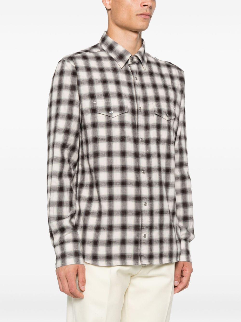 Tom Ford Shirts Brown Cotton