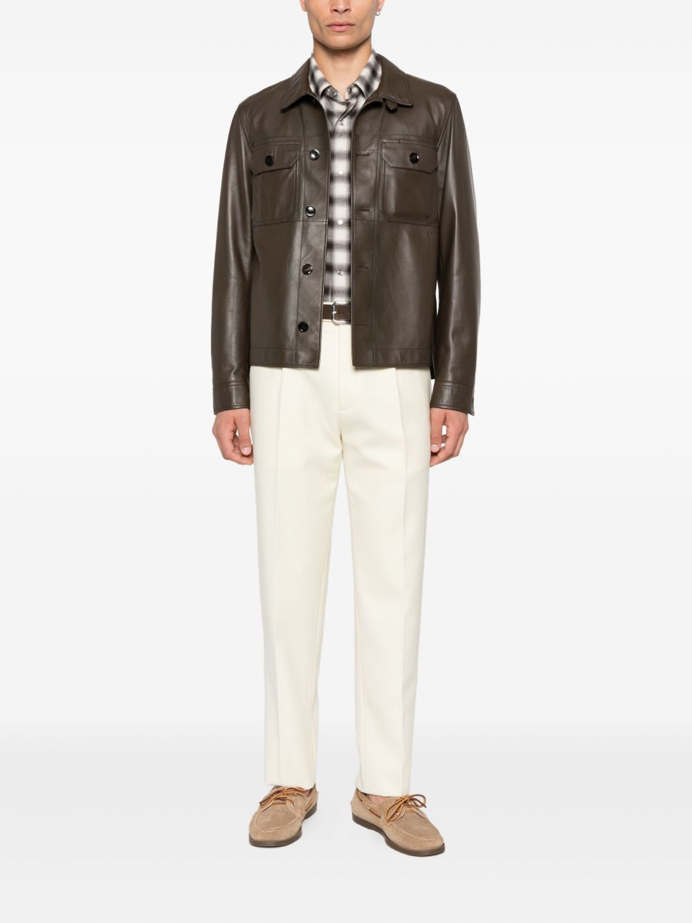 Tom Ford Shirts Brown Cotton