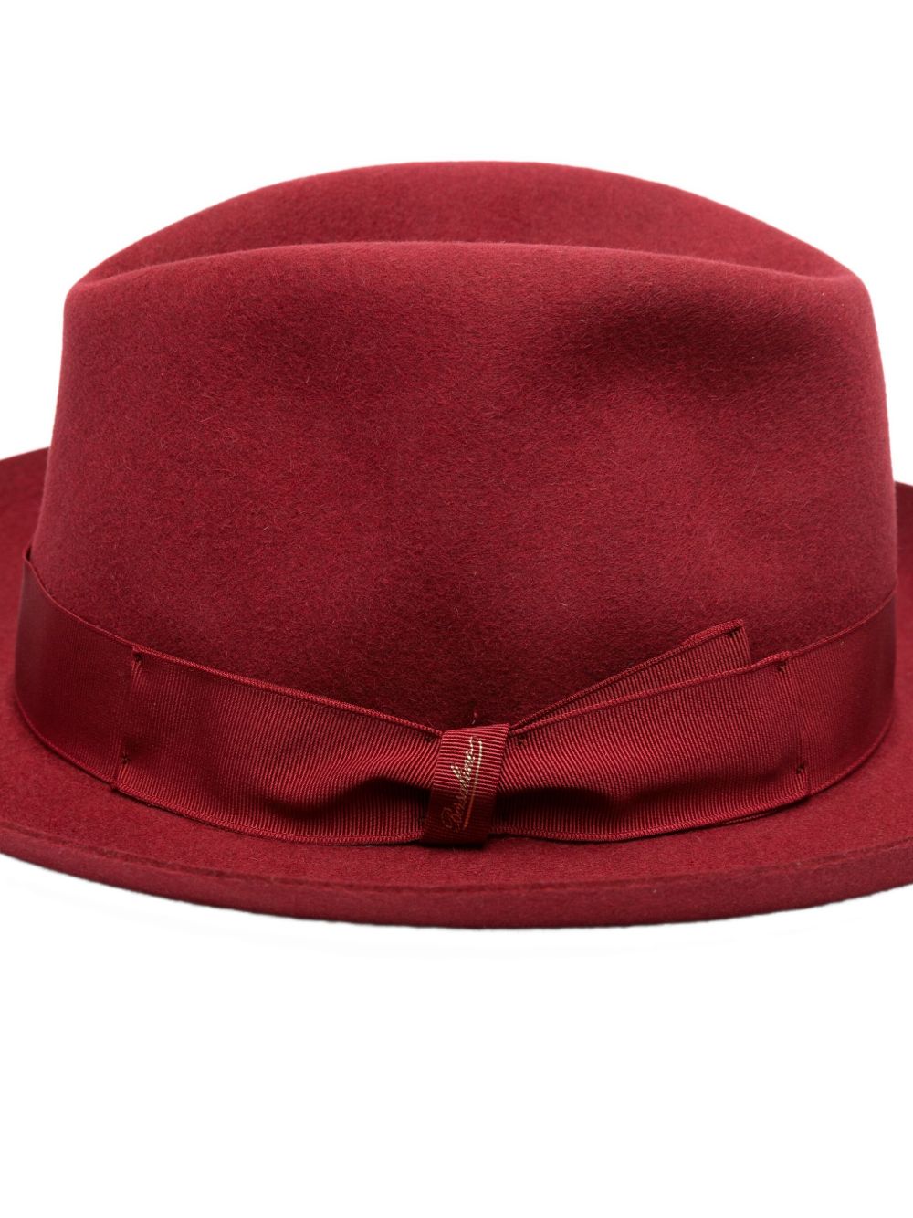 Borsalino Hats Bordeaux Fur Felt