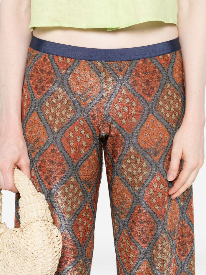 Siyu Trousers Orange Polyester