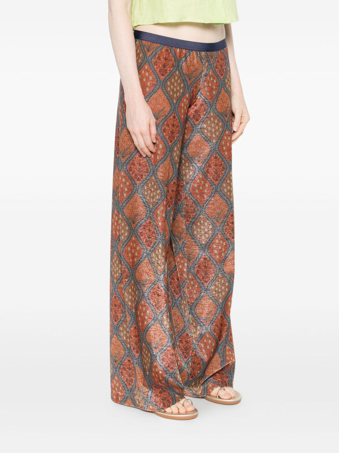 Siyu Trousers Orange Polyester