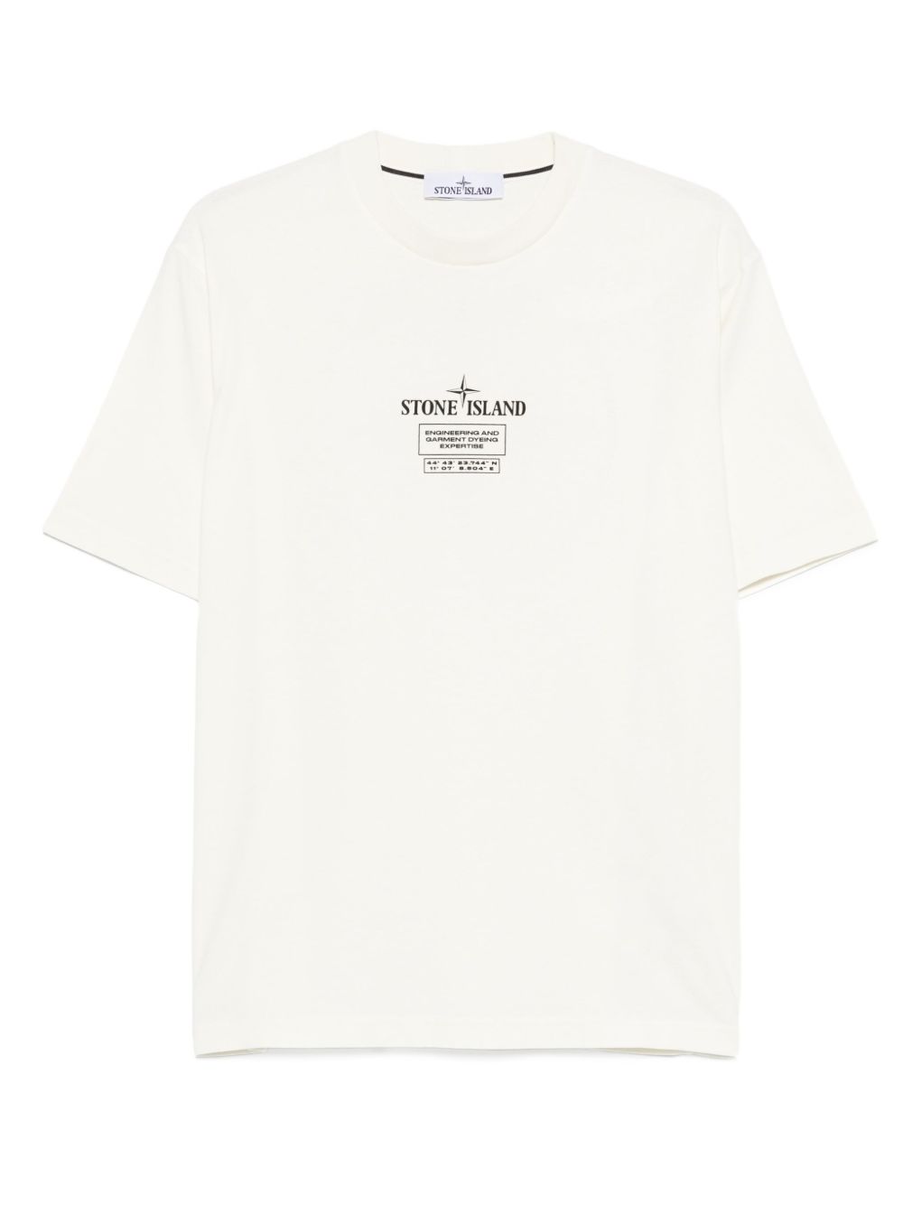 Stone Island T-Shirts And Polos Ivory Cotton