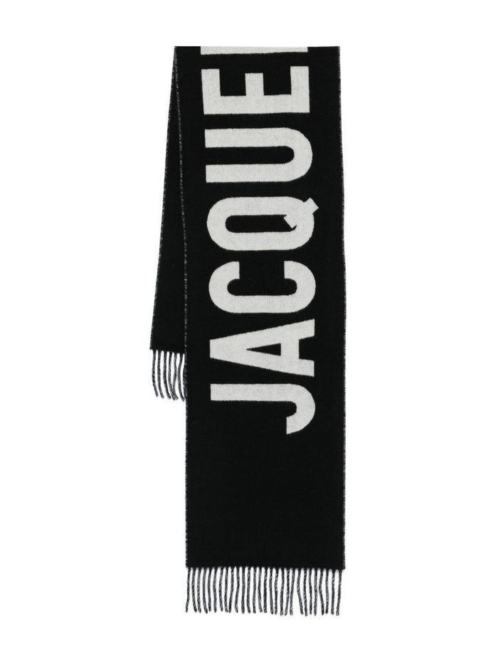 Jacquemus Scarfs Black Virgin Wool