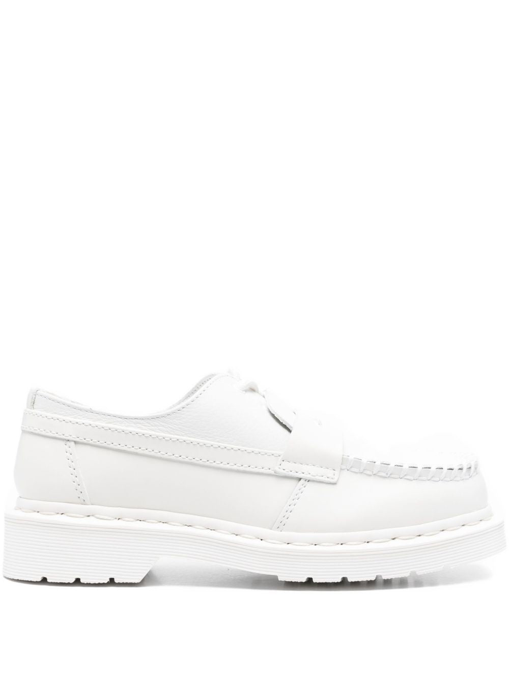 Mm6 X Dr. Martens Flat Shoes White