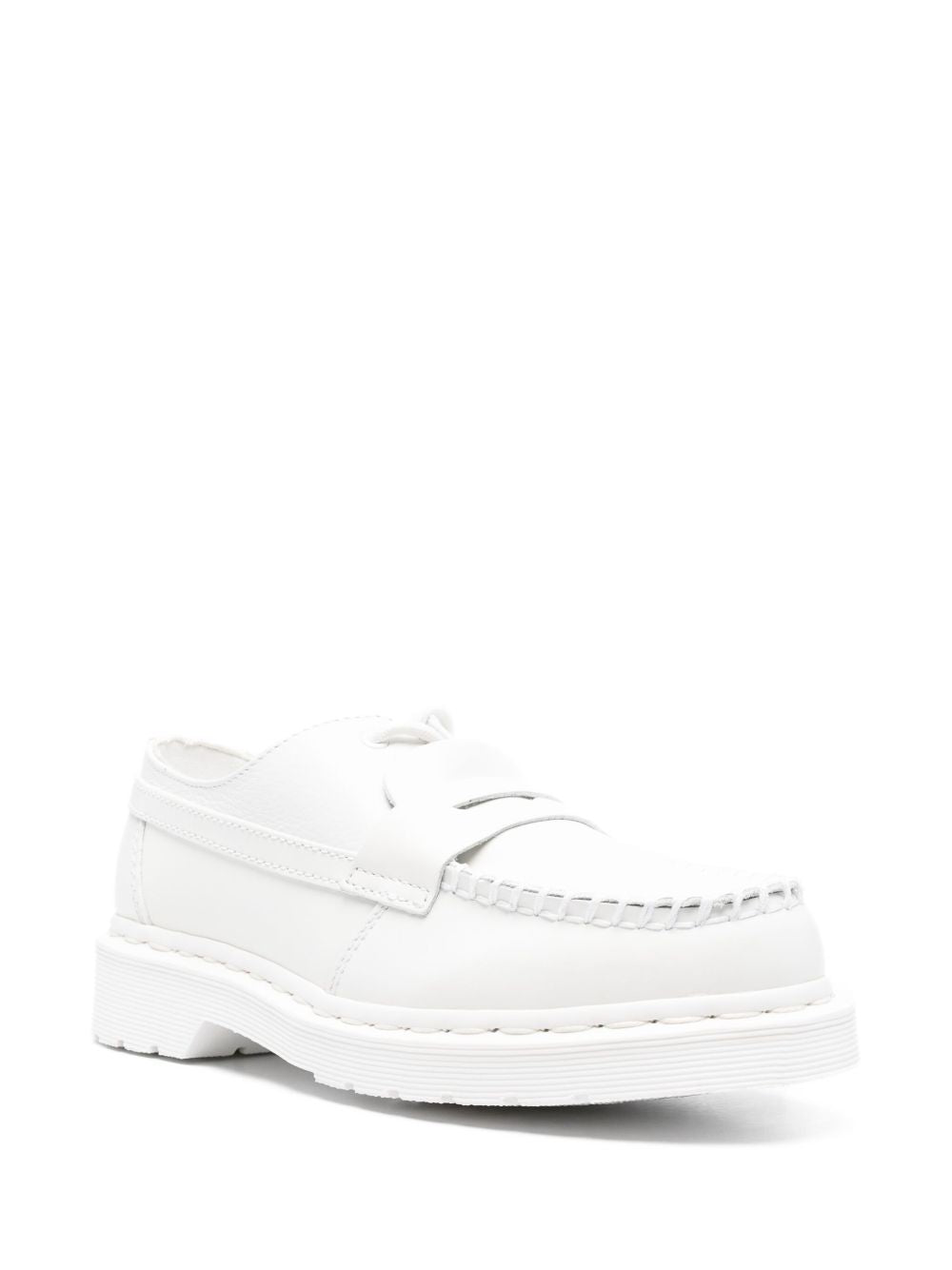 Mm6 X Dr. Martens Flat Shoes White