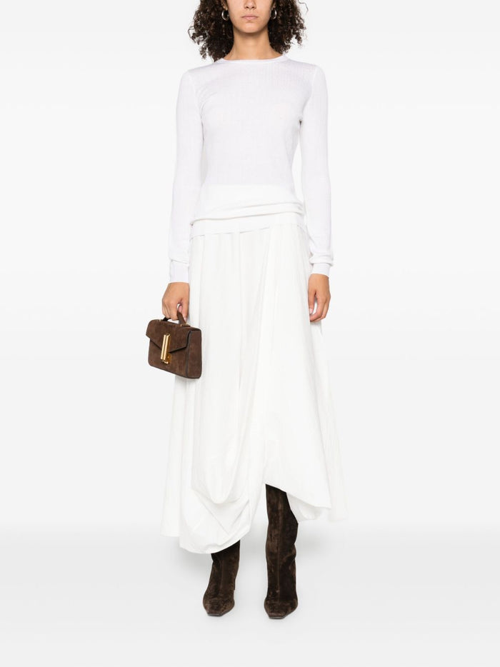 Elisabetta Franchi Sweaters Ivory Viscose