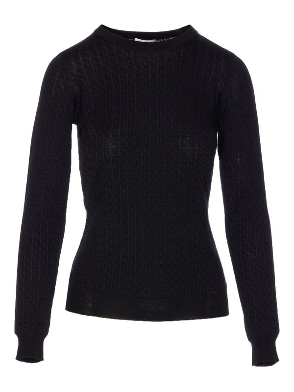 Elisabetta Franchi Wool blend crewneck sweater