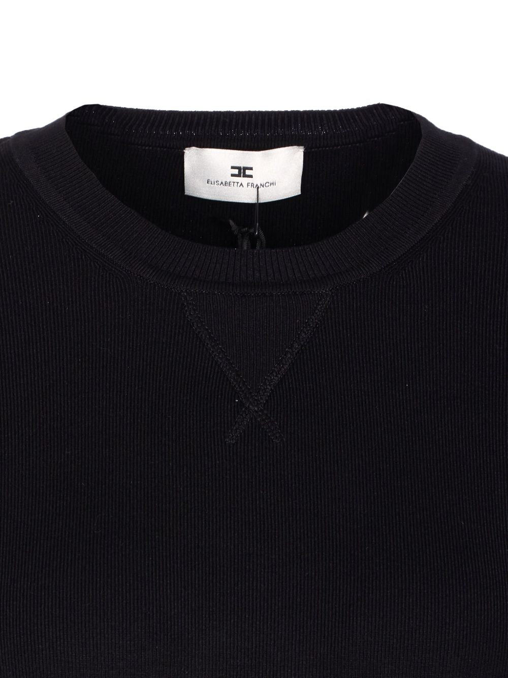 Elisabetta Franchi Sweaters Black Viscose