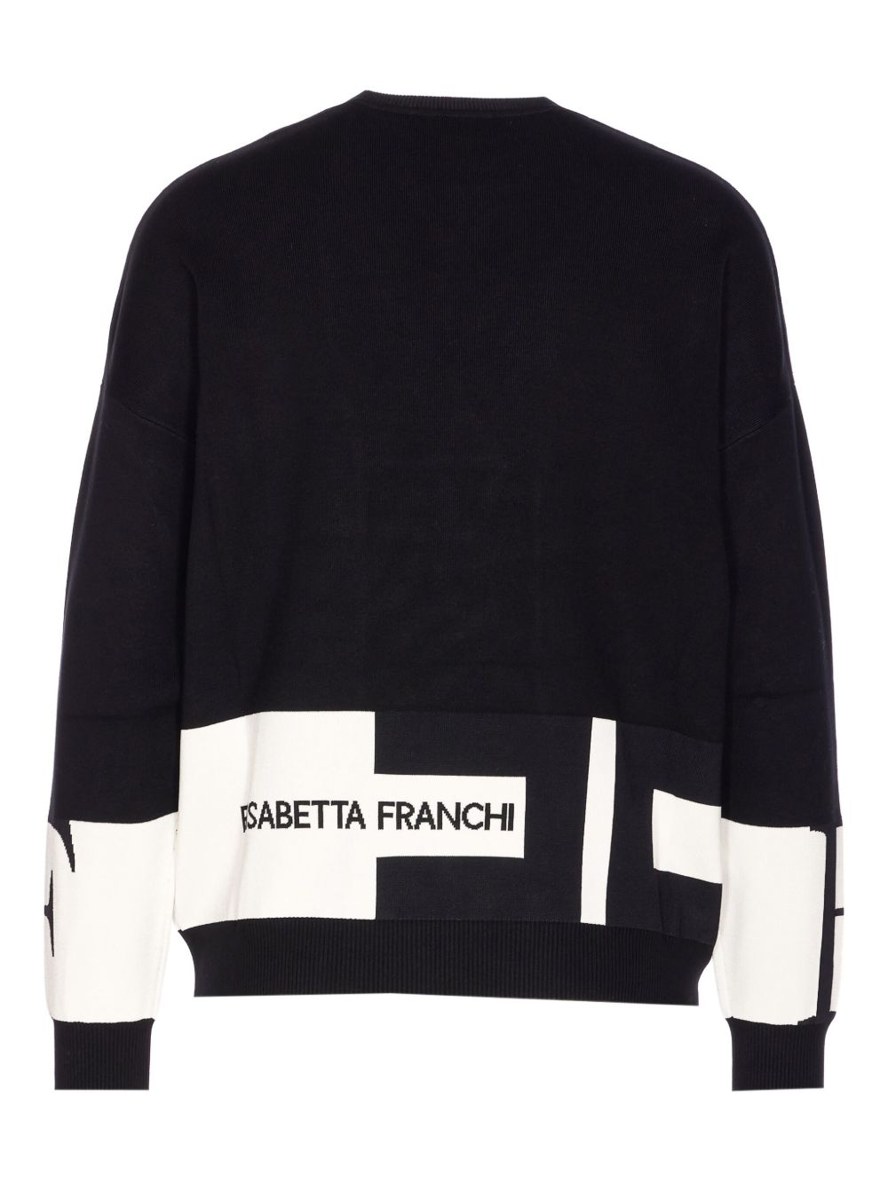 Elisabetta Franchi Sweaters Black Viscose