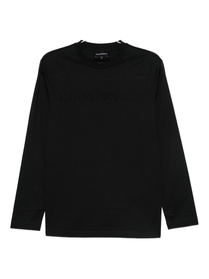 Emporio Armani T-shirts and Polos Blue Cotton