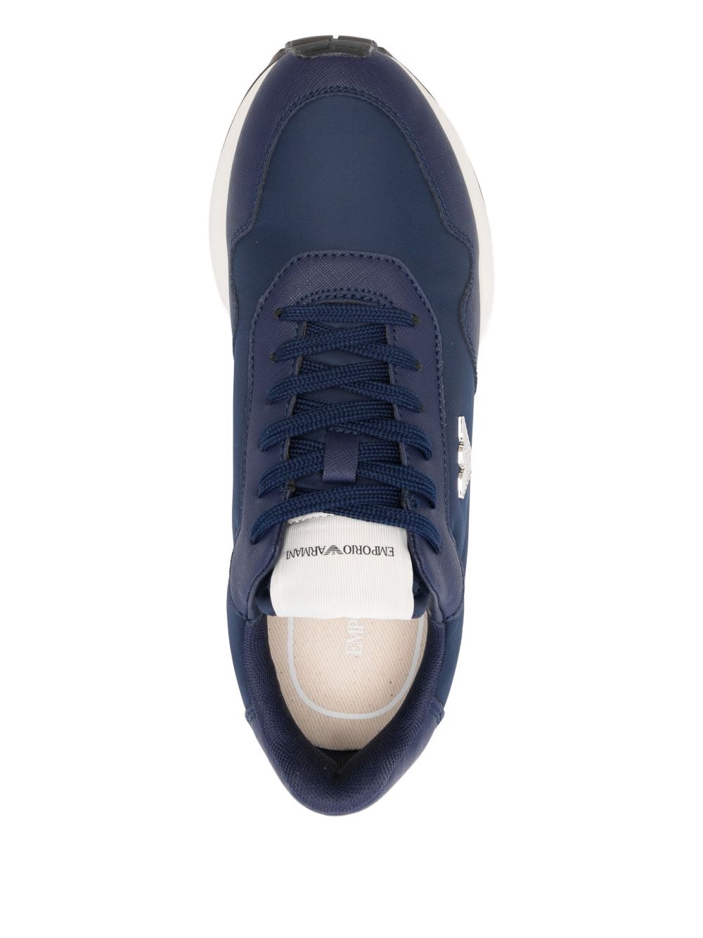 Emporio Armani Exclusive Sneakers Blu Outer: Polyurethane