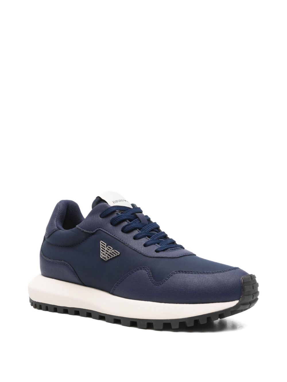 Emporio Armani Exclusive Sneakers Blu Outer: Polyurethane