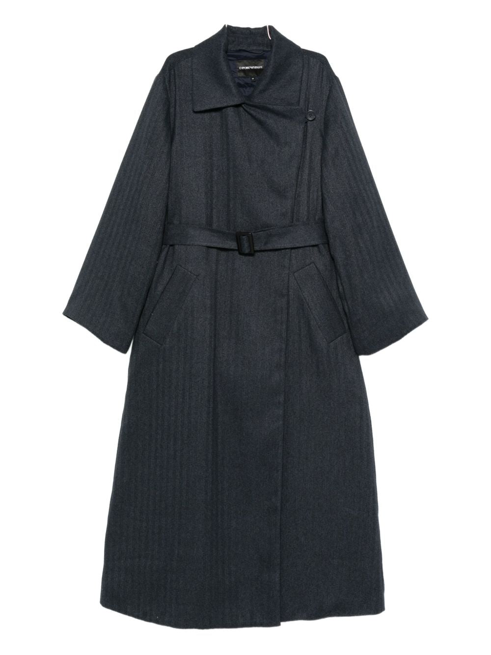 Emporio Armani Coats Blu Polyester