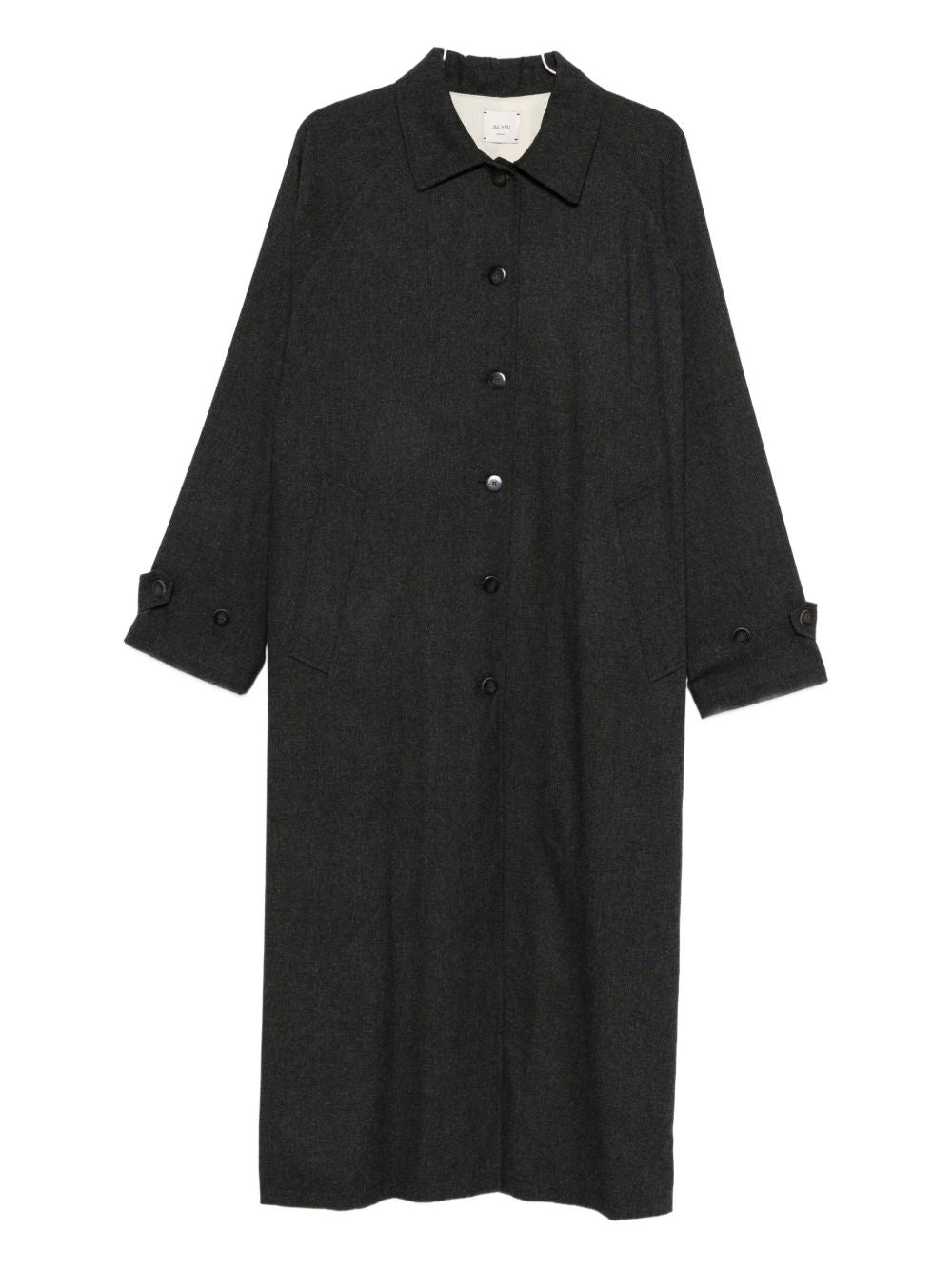 Alysi Coats Grey Outer: Viscose