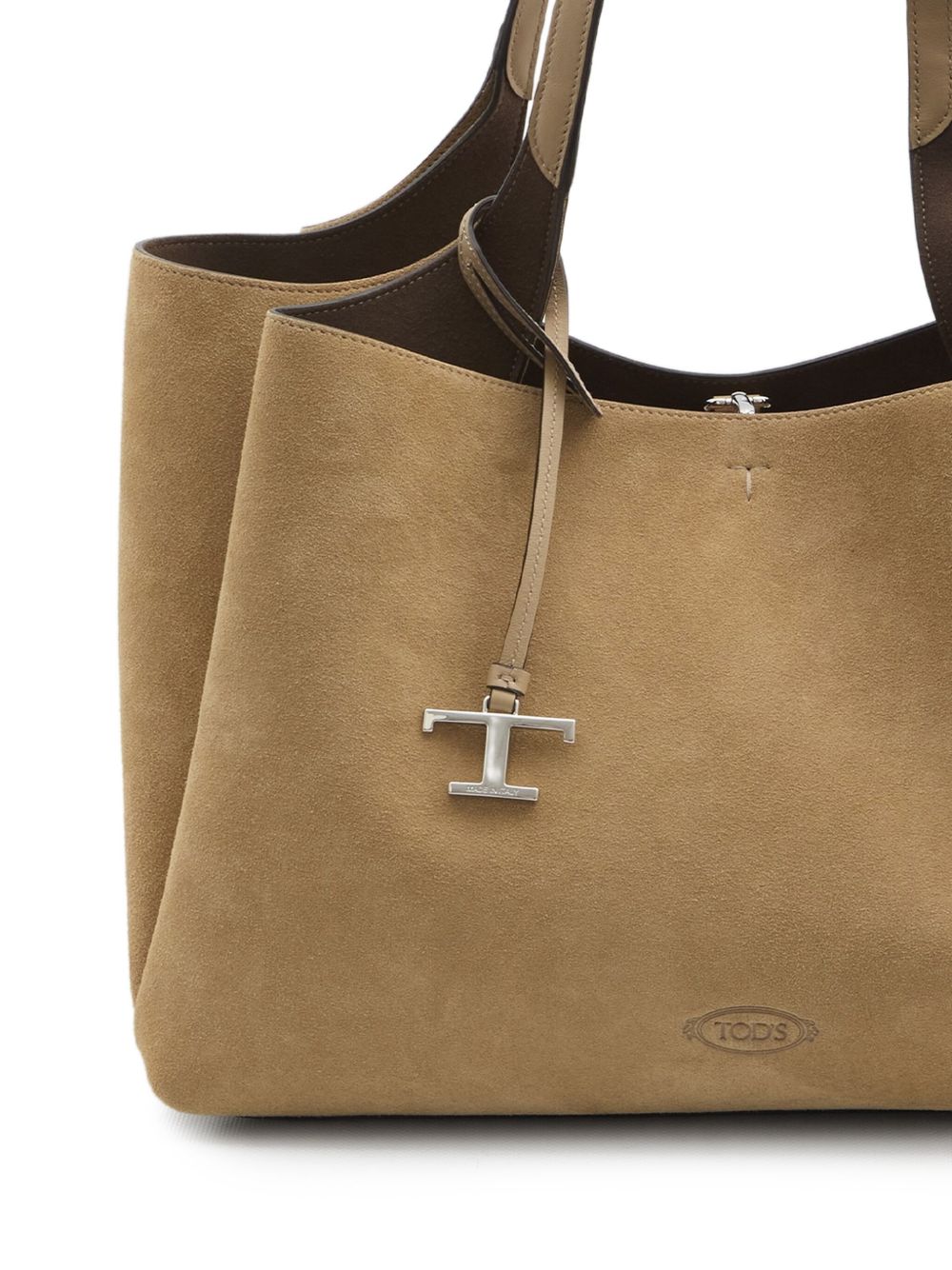 Tods Bags Marrone Chiaro Suede