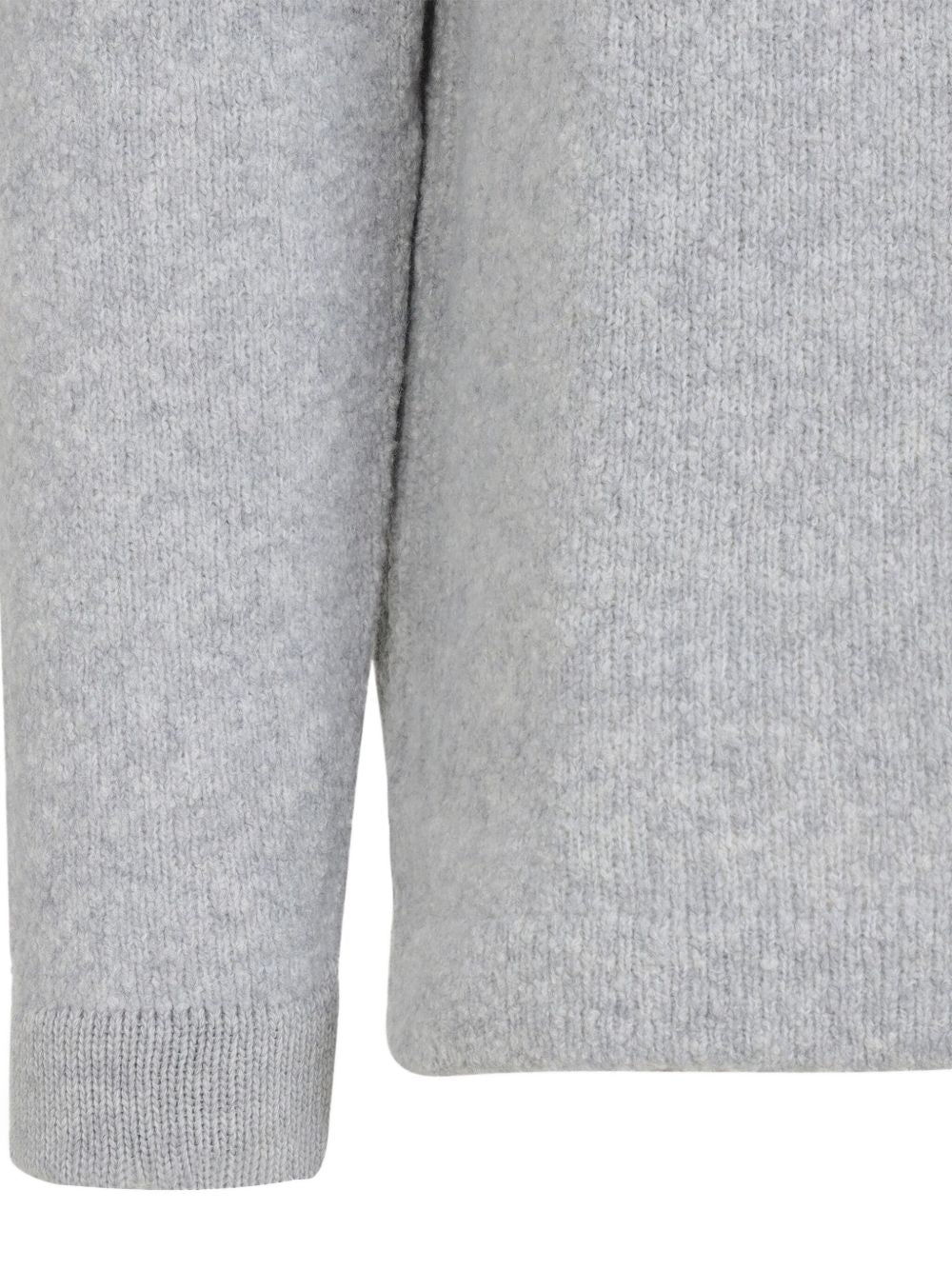 Stone Island Sweaters Grey Wool