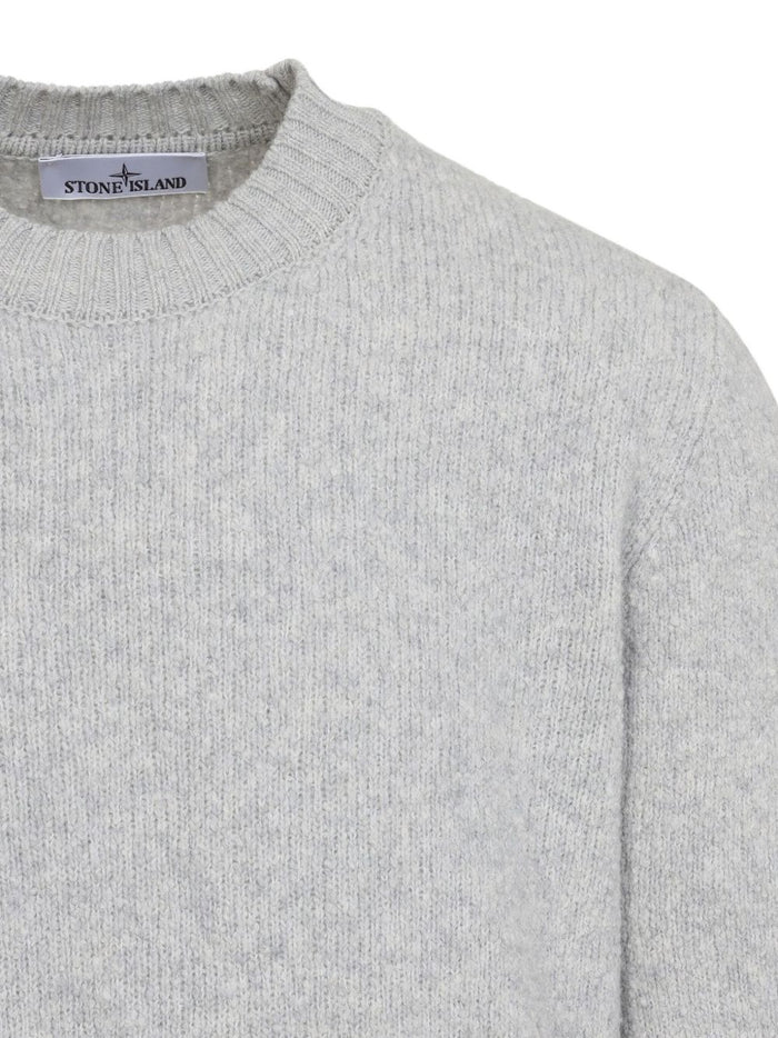 Stone Island Sweaters Grey Wool
