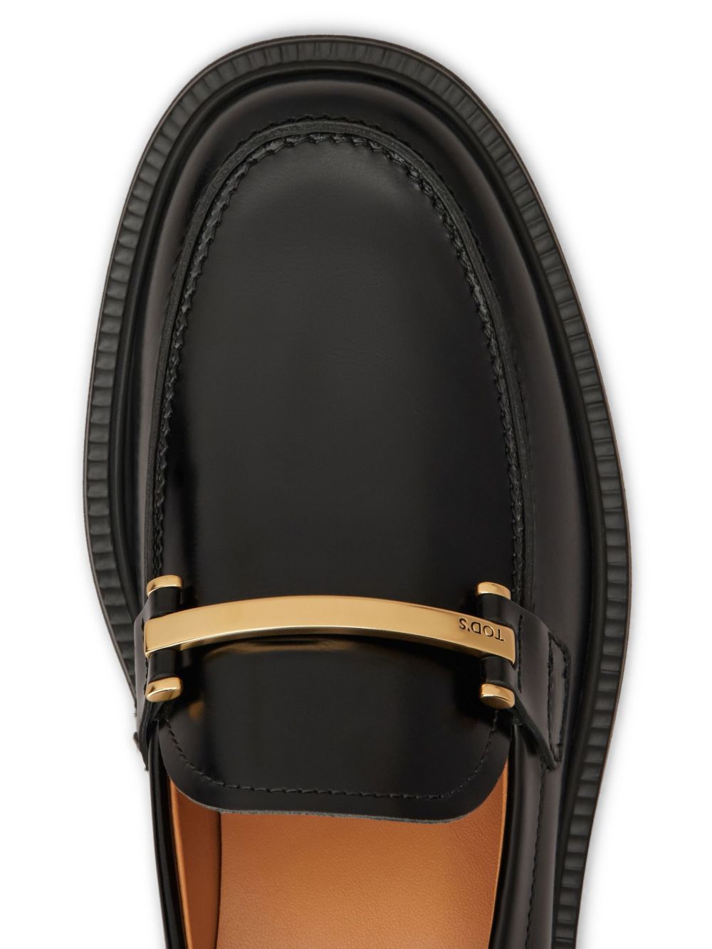 Tods Flat Shoes Black Calf Leather