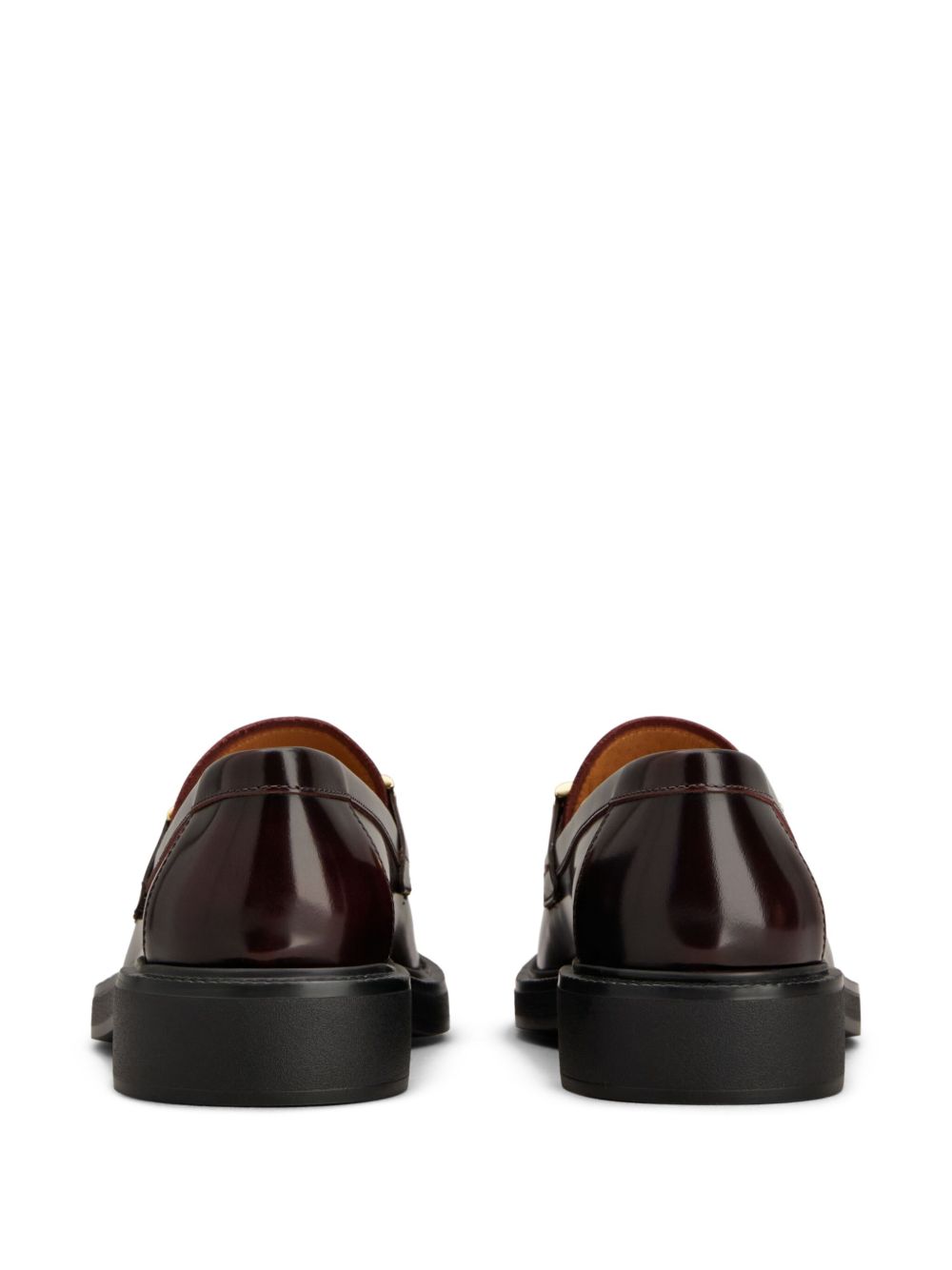 Tods Flat Shoes Bordeaux Calf Leather