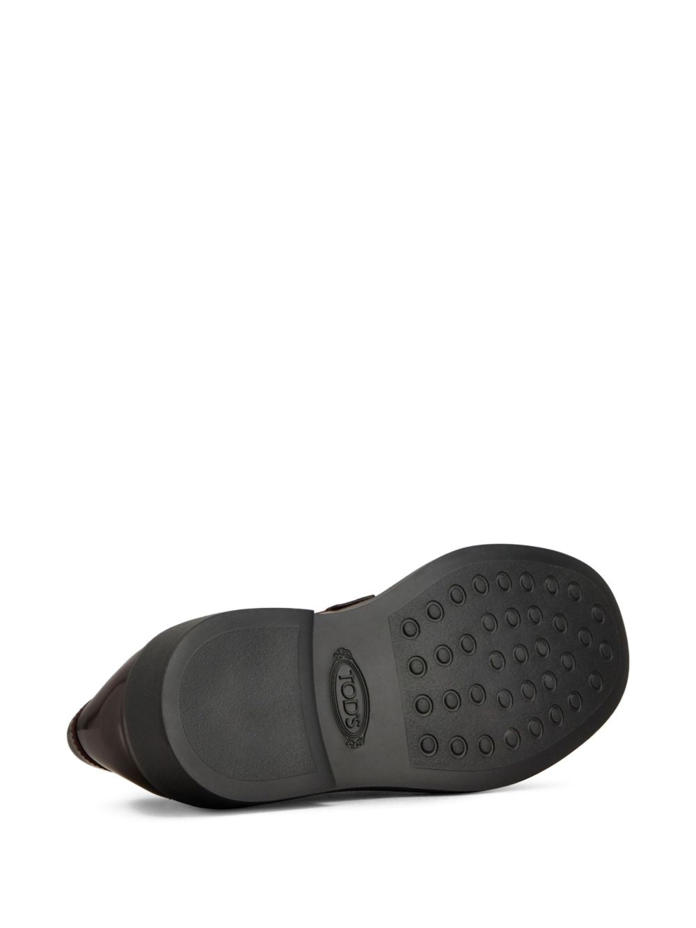 Tods Flat Shoes Bordeaux Calf Leather