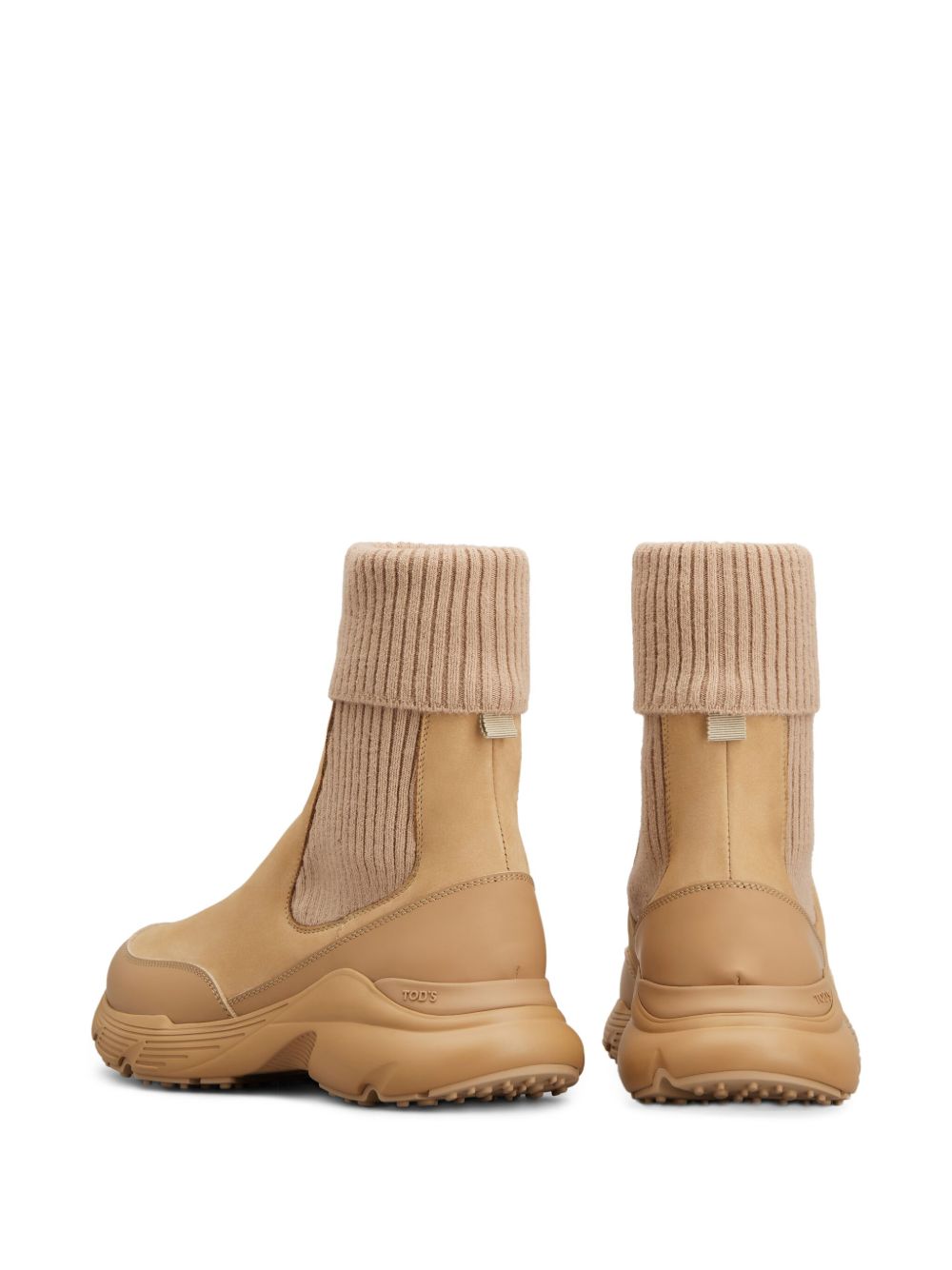 Tods Boots Beige Leatehr