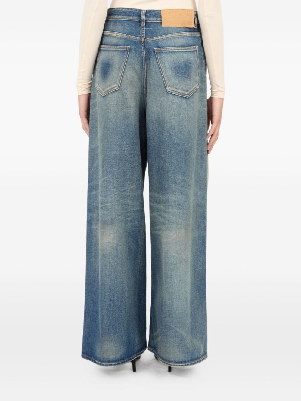 Mm6 Maison Margiela Jeans Clear Blue Cotton
