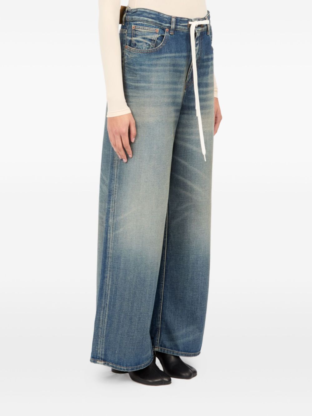Mm6 Maison Margiela Jeans Clear Blue Cotton