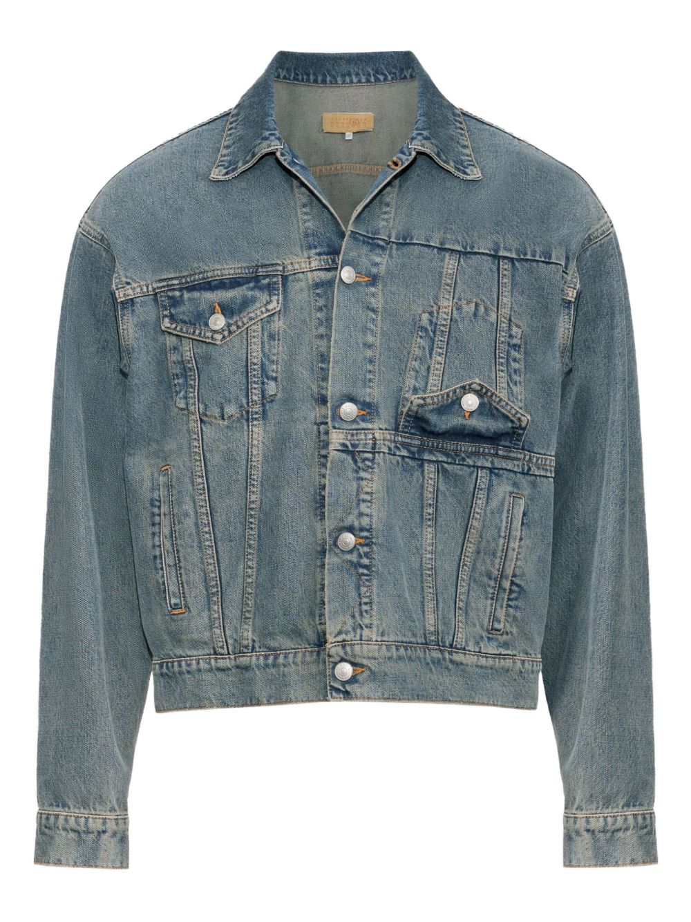 Mm6 Maison Margiela Coats Clear Blue Outer: cotton