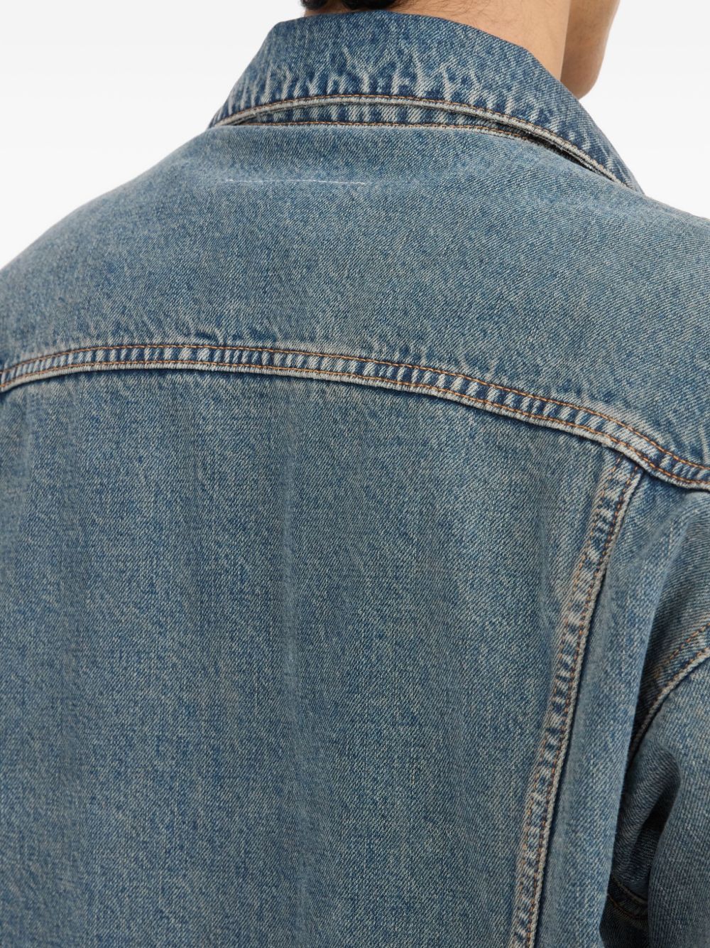 Mm6 Maison Margiela Coats Clear Blue Outer: cotton