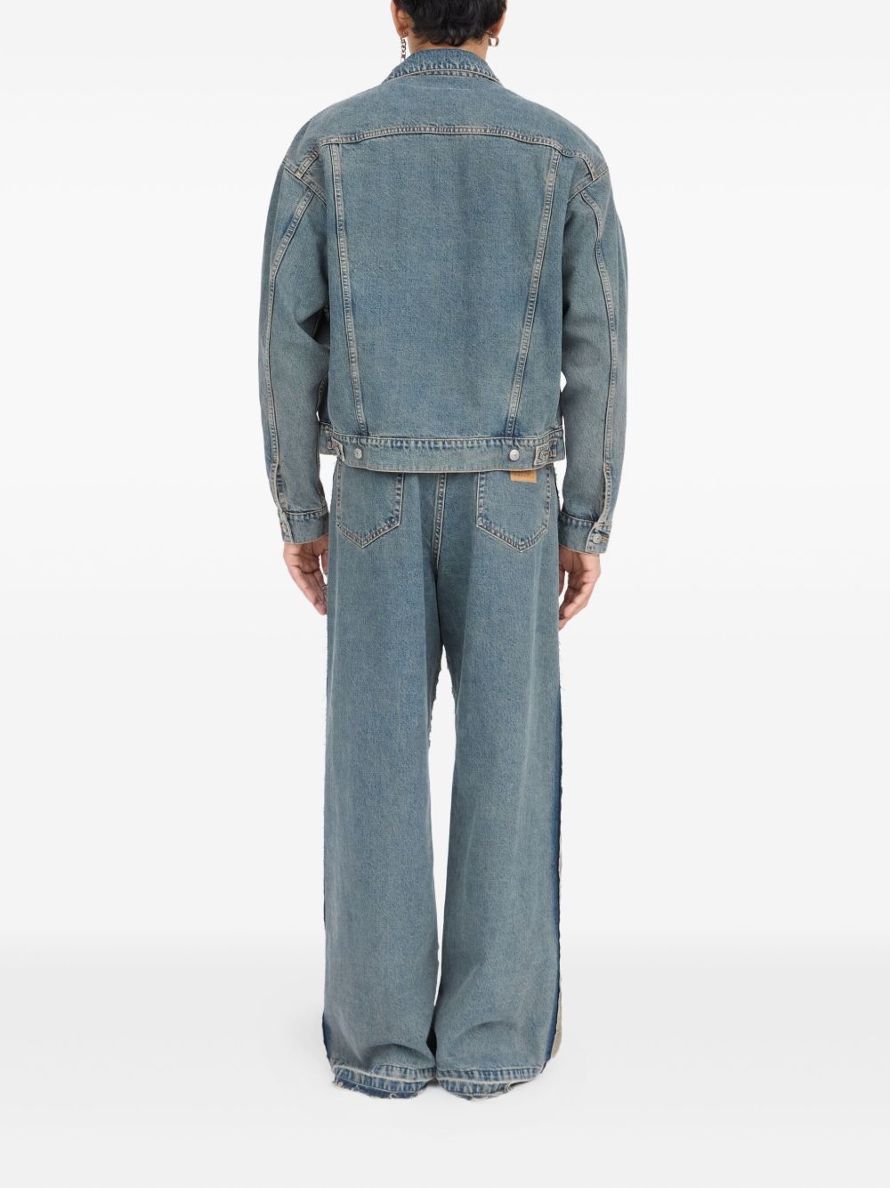 Mm6 Maison Margiela Coats Clear Blue Outer: cotton